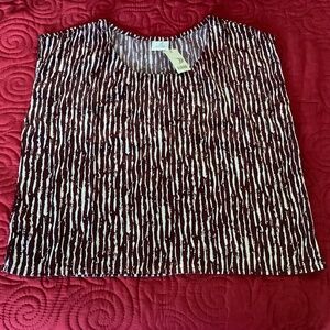 NEW Sleeveless Top Square Shape Rayon like fabric  New with tags